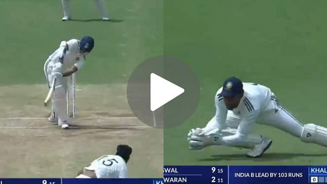 [Watch] Yashasvi Jaiswal Gets Out Off A Poor Ball As Dhruv Jurel Takes A Stunning Low Catch